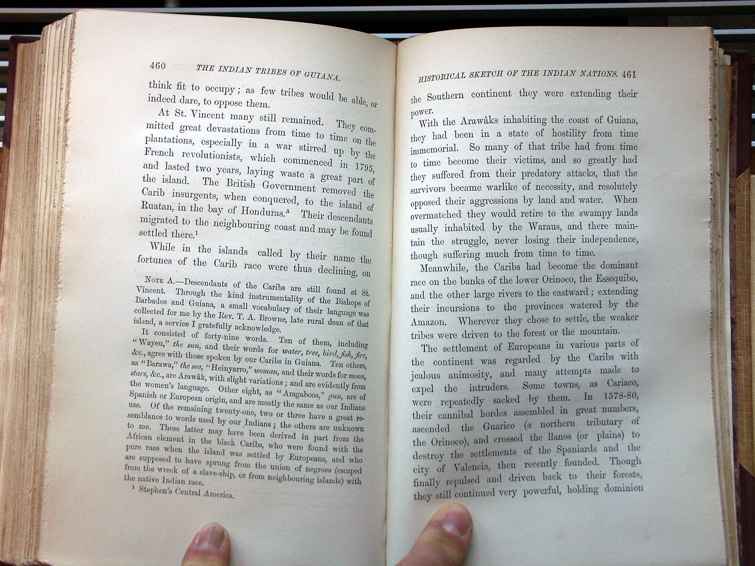 zz-bret68,s.460 kariben von st.vincent sprachstudie und insel ruatan b